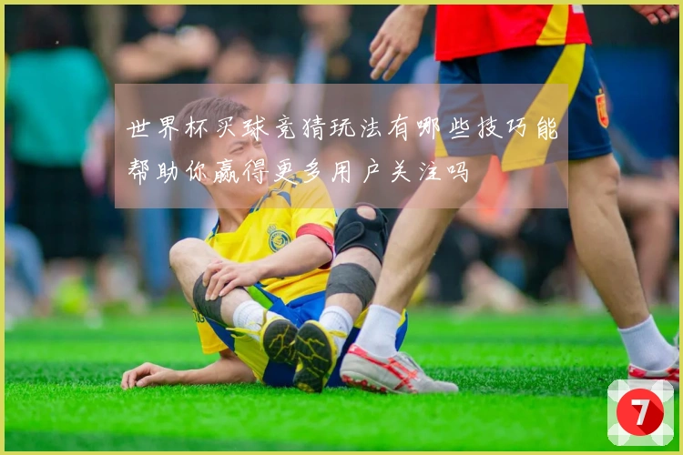 世界杯买球竞猜玩法有哪些技巧能帮助你赢得更多用户关注吗