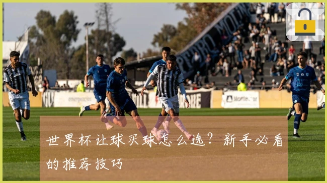 世界杯让球买球怎么选？新手必看的推荐技巧